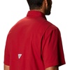image:imageColumbia College Arkansas Razorbacks Collegiate Tamiami II Short Sleeve ShirtOk  Red Velvet