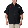 image:imageColumbia College Arkansas Razorbacks Collegiate Tamiami II Short Sleeve ShirtOs  Black