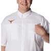image:imageColumbia College Arkansas Razorbacks Collegiate Tamiami II Short Sleeve ShirtTex  White
