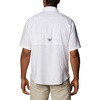image:imageColumbia College Arkansas Razorbacks Collegiate Tamiami II Short Sleeve ShirtTex  White