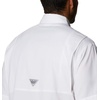 image:imageColumbia College Arkansas Razorbacks Collegiate Tamiami II Short Sleeve ShirtTex  White