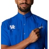 image:imageColumbia College Arkansas Razorbacks Collegiate Tamiami II Short Sleeve ShirtUk  Azul