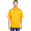 image:imageColumbia College Arkansas Razorbacks Collegiate Tamiami II Short Sleeve ShirtUt  Solarize