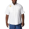 image:imageColumbia College Arkansas Razorbacks Collegiate Tamiami II Short Sleeve ShirtUt  White