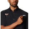 image:imageColumbia College Arkansas Razorbacks Collegiate Tamiami II Short Sleeve ShirtVt  Black