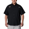 image:imageColumbia College Arkansas Razorbacks Collegiate Tamiami II Short Sleeve ShirtVt  Black