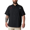 image:imageColumbia College Arkansas Razorbacks Collegiate Tamiami II Short Sleeve ShirtWhite