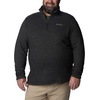 image:imageColumbia Mens Big Great Hart Mountain III Big amp Tall Half ZipBlack Heather