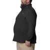 image:imageColumbia Mens Big Great Hart Mountain III Big amp Tall Half ZipBlack Heather