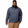 image:imageColumbia Mens Big Great Hart Mountain III Big amp Tall Half ZipCollegiate Navy Heather