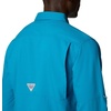 image:imageColumbia Mens Blood and Guts V Long Sleeve ShirtBlue Echo