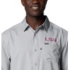 image:imageColumbia Mens Collegiate Slack Tide Camp ShirtLsu  Columbia Grey