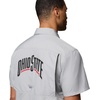 image:imageColumbia Mens Collegiate Slack Tide Camp ShirtOs  Columbia Grey
