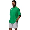 image:imageColumbia Mens Collegiate Tamiami Colorblock Short Sleeve ShirtUo  Fuse GreenYellow Glo