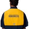 image:imageColumbia Mens Collegiate Tamiami Colorblock Short Sleeve ShirtWv  Collegiate NavyMlb Gold