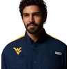 image:imageColumbia Mens Collegiate Tamiami Colorblock Short Sleeve ShirtWv  Collegiate NavyMlb Gold