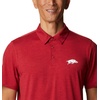 image:imageColumbia Mens Collegiate Tech Trail PoloArk  Red Velvet