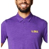image:imageColumbia Mens Collegiate Tech Trail PoloLsu  Vivid Purple