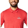 image:imageColumbia Mens Collegiate Tech Trail PoloUga  Bright Red