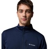 image:imageColumbia Mens Essential Hike Grid Fleece Full ZipCollegiate Navy