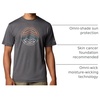 image:imageColumbia Mens Kwick Hike Graphic Short Sleeve TeeBlack HeatherPeaked Lifestyle