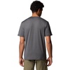 image:imageColumbia Mens Kwick Hike Graphic Short Sleeve TeeBlack HeatherPeaked Lifestyle