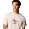 image:imageColumbia Mens Kwick Hike Graphic Short Sleeve TeeDark Stone HeatherPeak Direction