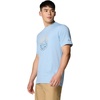 image:imageColumbia Mens Kwick Hike Graphic Short Sleeve TeeRipple Blue HeatherPeaked Lifestyle