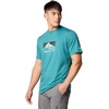 image:imageColumbia Mens Kwick Hike Graphic Short Sleeve TeeRiver Blue HeatherPeak Direction