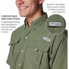 image:imageColumbia Mens PFG Bahama II Short Sleeve Fishing ShirtCypress