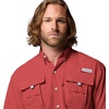 image:imageColumbia Mens PFG Bahama II Short Sleeve Fishing ShirtDusty Crimson