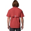 image:imageColumbia Mens PFG Bahama II Short Sleeve Fishing ShirtDusty Crimson