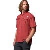image:imageColumbia Mens PFG Bahama II Short Sleeve Fishing ShirtDusty Crimson