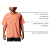 image:imageColumbia Mens PFG Bahama II Short Sleeve Fishing ShirtFaded Peach