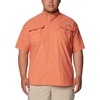 image:imageColumbia Mens PFG Bahama II Short Sleeve Fishing ShirtFaded Peach