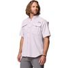image:imageColumbia Mens PFG Bahama II Short Sleeve Fishing ShirtLavender Pearl