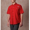 image:imageColumbia Mens PFG Bahama II Short Sleeve Fishing ShirtRed Spark