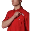 image:imageColumbia Mens PFG Bahama II Short Sleeve Fishing ShirtRed Spark
