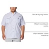 image:imageColumbia Mens PFG Bahama II Short Sleeve Fishing ShirtSnowdrift