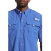 image:imageColumbia Mens PFG Bahama II Short Sleeve Fishing ShirtVivid Blue