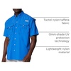 image:imageColumbia Mens PFG Bahama II Short Sleeve Fishing ShirtVivid Blue