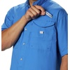 image:imageColumbia Mens PFG Bonehead Short Sleeve Fishing ShirtVivid Blue