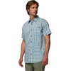 image:imageColumbia Mens PFG Harbor Peak Short Sleeve ShirtCollegiate Navy Driftnet Plaid