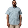 image:imageColumbia Mens PFG Harbor Peak Short Sleeve ShirtCollegiate Navy Driftnet Plaid