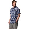 image:imageColumbia Mens PFG Harbor Peak Short Sleeve ShirtCollegiate Navy Seatigers Tonal