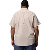 image:imageColumbia Mens PFG Harbor Peak Short Sleeve ShirtDark Stone Driftnet Plaid