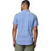 image:imageColumbia Mens PFG Harbor Peak Short Sleeve ShirtVivid Blue Gingham