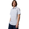 image:imageColumbia Mens PFG Harbor Peak Short Sleeve ShirtVivid Blue Micro Check