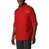 image:imageColumbia Mens PFG Tamiami II Long Sleeve Fishing ShirtRed Spark