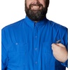 image:imageColumbia Mens PFG Tamiami II Long Sleeve Fishing ShirtVivid Blue